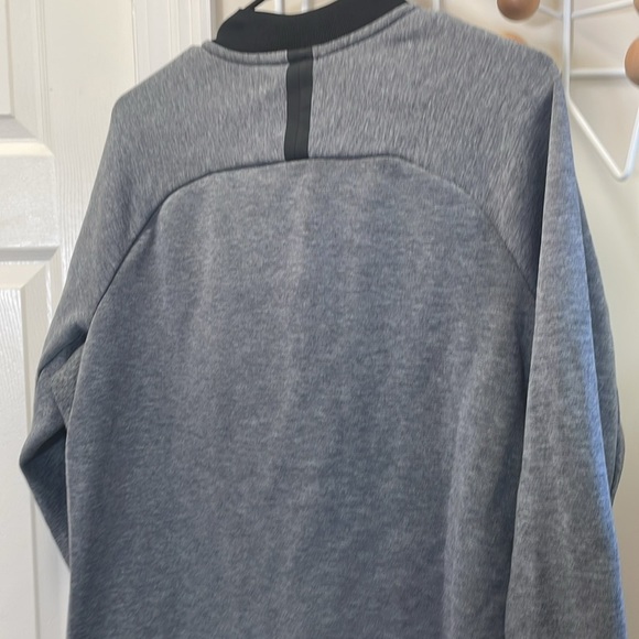 Nike Athletic Tech Gray Lightweight Shirt Jacket Modern Athletic Style L - Picture 8 of 12